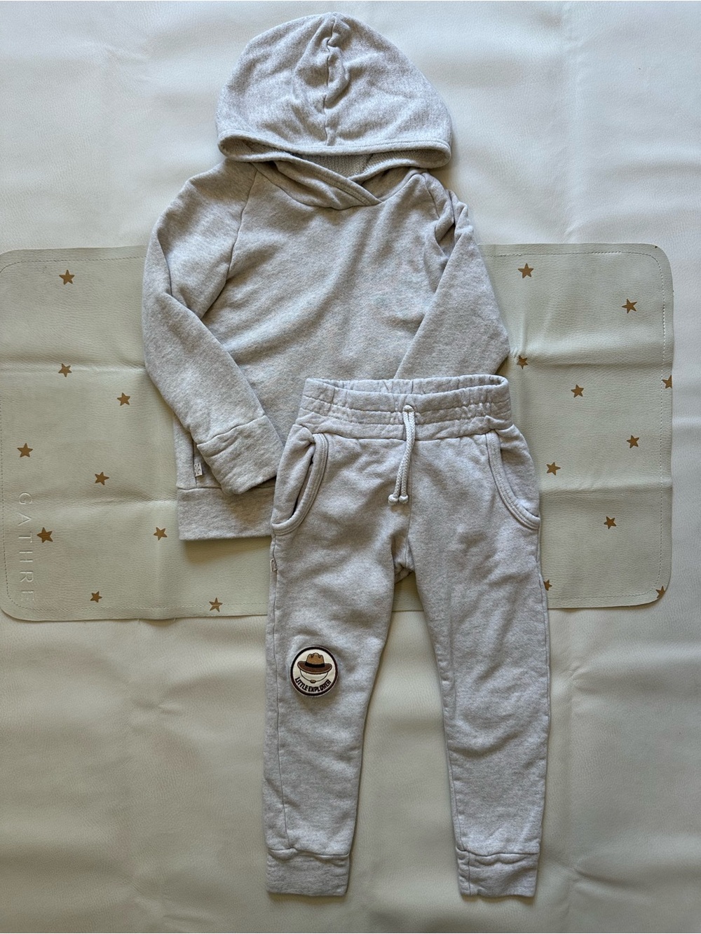 4t Childhoods Clothing Neutral Oatmeal Hoodie & Jogger Set